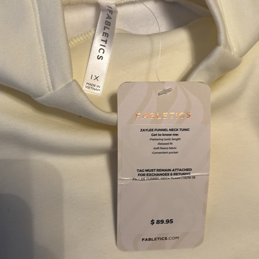 Fabletics Zaylee Funnel Neck Tunic, Size 1X - Picture 15 of 15